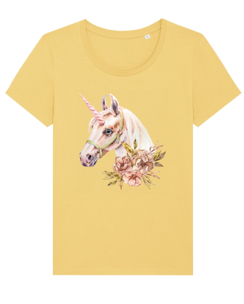 Watercolor Flower Unicorn Jojoba