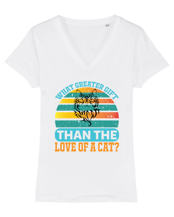 What Greater Gift Than The Love Of A Cat White