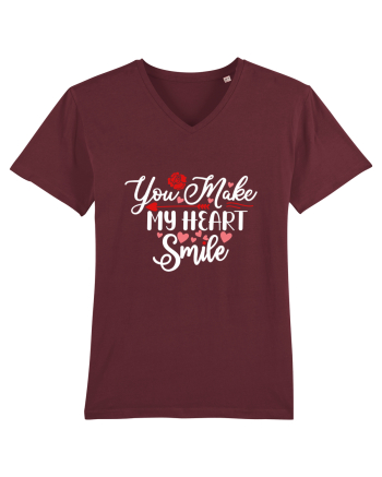 You Make My Heart Smile Burgundy
