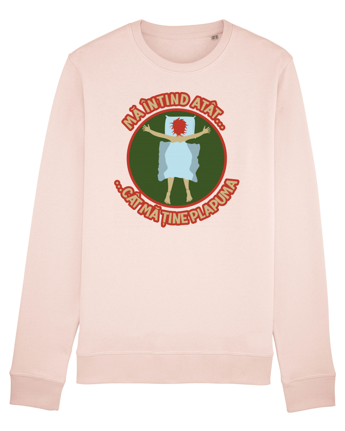 Bluză mânecă lungă Unisex Rise Candy Pink