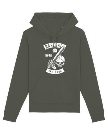Baseball Skeleton White Khaki