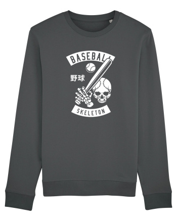 Baseball Skeleton White Anthracite