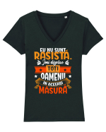 Nu sunt rasista Tricou mânecă scurtă guler V Damă Evoker