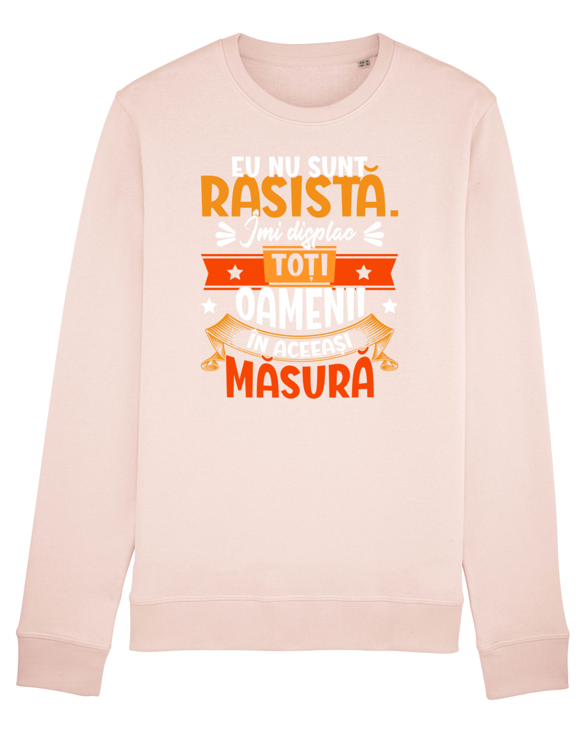Bluză mânecă lungă Unisex Rise Candy Pink