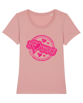 I Love You Pink Stamp Canyon Pink
