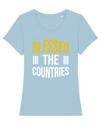 Blessed The Countries Sky Blue