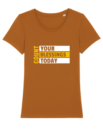 Count Your Blessings Today Roasted Orange