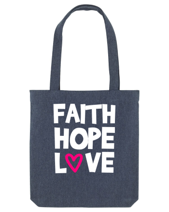 Faith Hope Love Midnight Blue