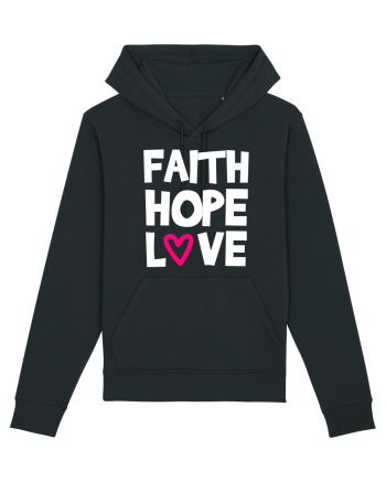 Faith Hope Love Black