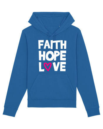 Faith Hope Love Royal Blue