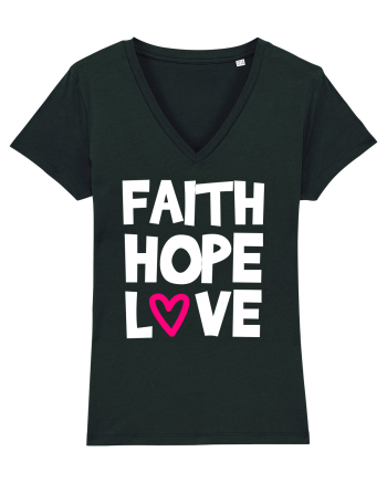 Faith Hope Love Black