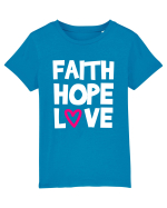 Faith Hope Love Tricou mânecă scurtă  Copii Mini Creator