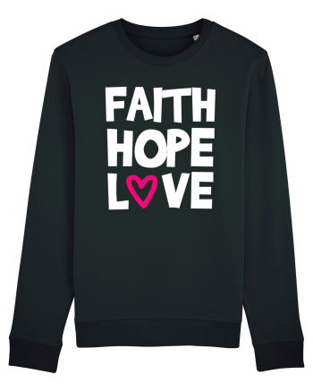 Faith Hope Love Black