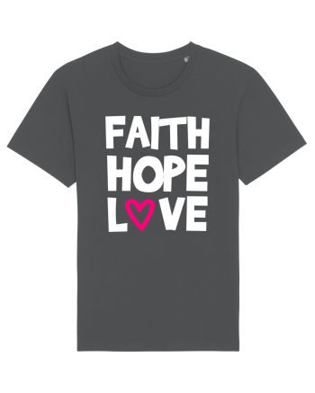 Faith Hope Love Anthracite