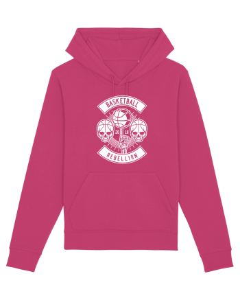 Basketball Rebellion Skeleton WHite Raspberry