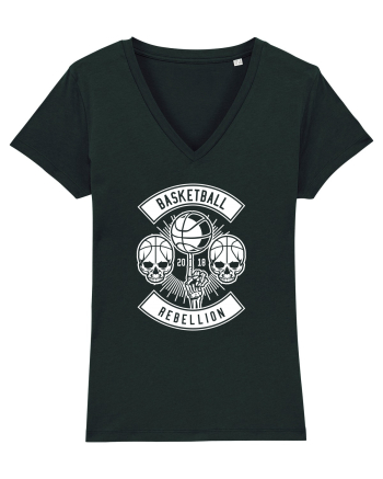 Basketball Rebellion Skeleton WHite Black