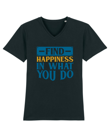 Find Happiness In What You Do Black