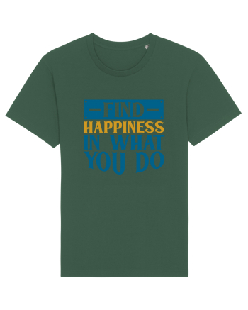 Find Happiness In What You Do Bottle Green
