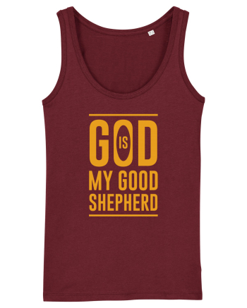 God Is My Good Shepherd Burgundy