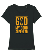 God Is My Good Shepherd Tricou mânecă scurtă guler larg fitted Damă Expresser