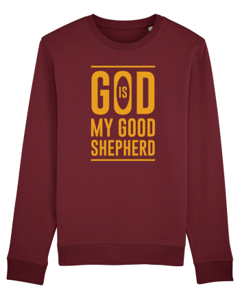 God Is My Good Shepherd Burgundy