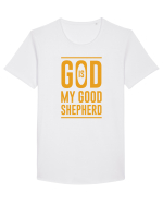 God Is My Good Shepherd Tricou mânecă scurtă guler larg Bărbat Skater