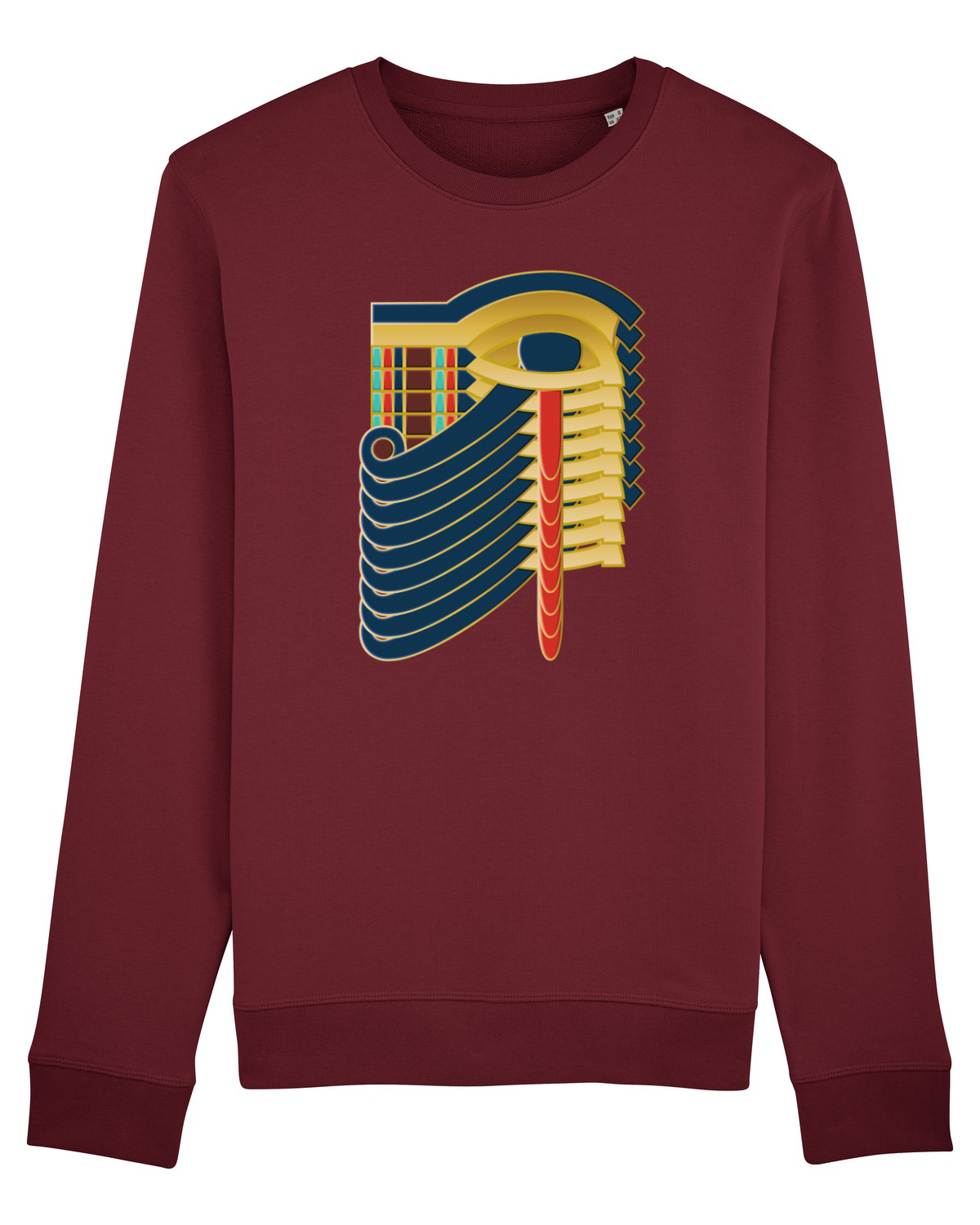 Bluză mânecă lungă Unisex Rise Burgundy