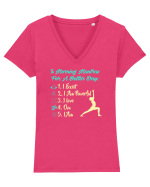 MANTRAS Tricou mânecă scurtă guler V Damă Evoker