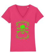 MECHANIC Tricou mânecă scurtă guler V Damă Evoker
