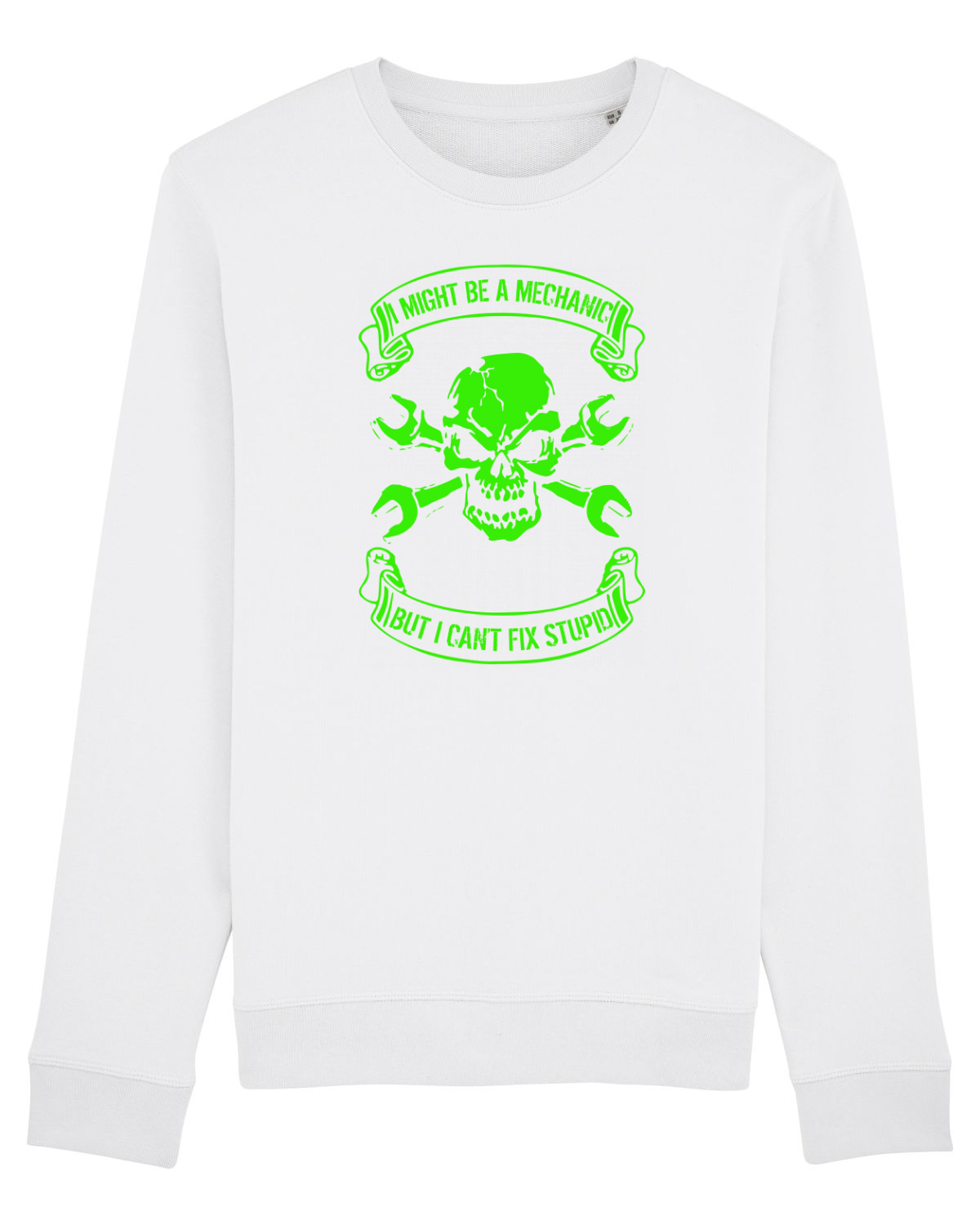 Bluză mânecă lungă Unisex Rise White