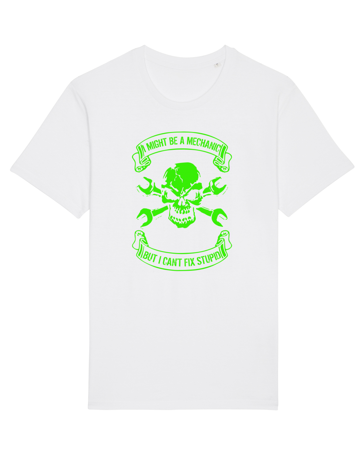 Tricou mânecă scurtă Unisex Rocker White