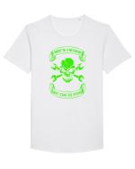MECHANIC Tricou mânecă scurtă guler larg Bărbat Skater