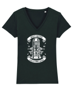 Best Coffee White Tricou mânecă scurtă guler V Damă Evoker