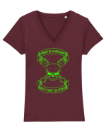 MECHANIC Tricou mânecă scurtă guler V Damă Evoker