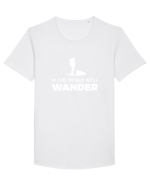 WANDER Tricou mânecă scurtă guler larg Bărbat Skater