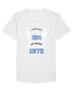 1975 Tricou mânecă scurtă guler larg Bărbat Skater
