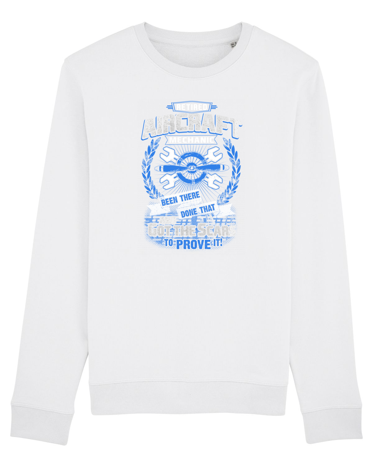 Bluză mânecă lungă Unisex Rise White