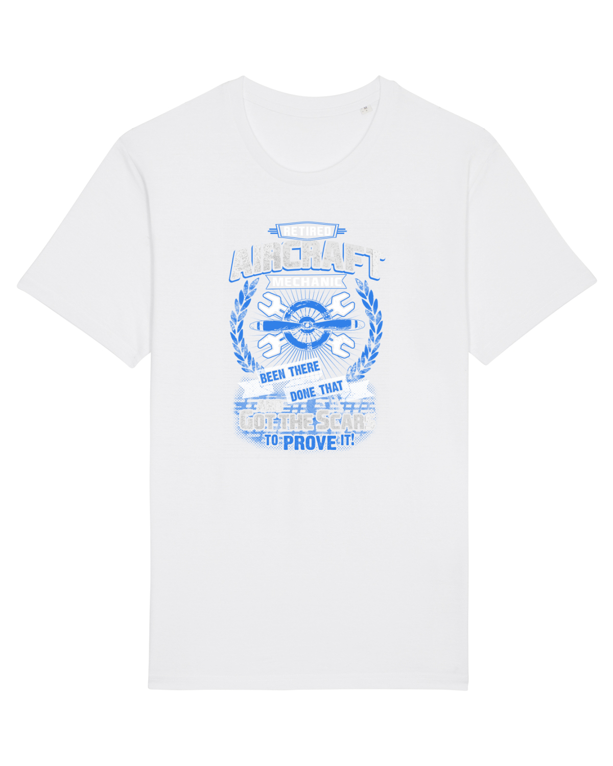 Tricou mânecă scurtă Unisex Rocker White