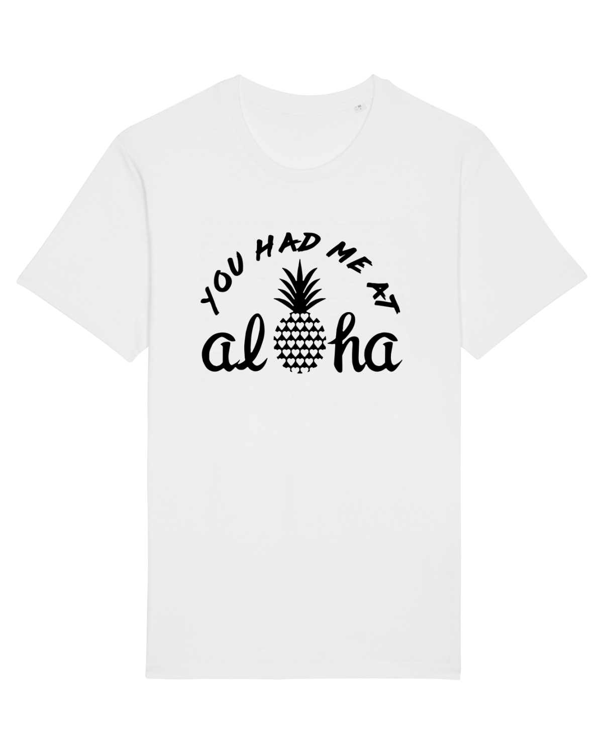 Tricou mânecă scurtă Unisex Rocker White