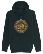 Mandala Style Hanorac cu fermoar Unisex Connector