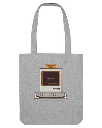 Old School Rules Heather Grey