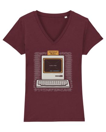 Old School Rules Burgundy