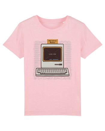 Old School Rules Cotton Pink