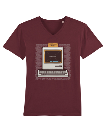 Old School Rules Burgundy