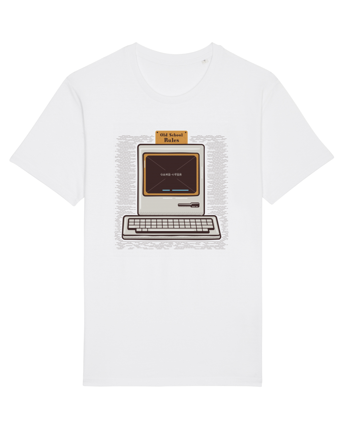 Tricou mânecă scurtă Unisex Rocker White