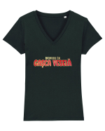 Membru in Gasca Vesela Tricou mânecă scurtă guler V Damă Evoker