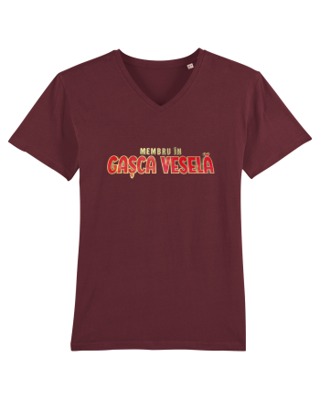 Membru in Gasca Vesela Burgundy