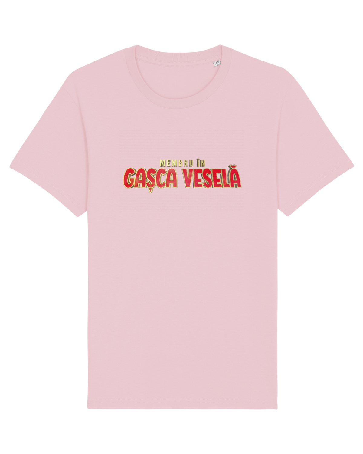 Tricou mânecă scurtă Unisex Rocker Cotton Pink