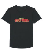 Membru in Gasca Vesela Tricou mânecă scurtă guler larg Bărbat Skater