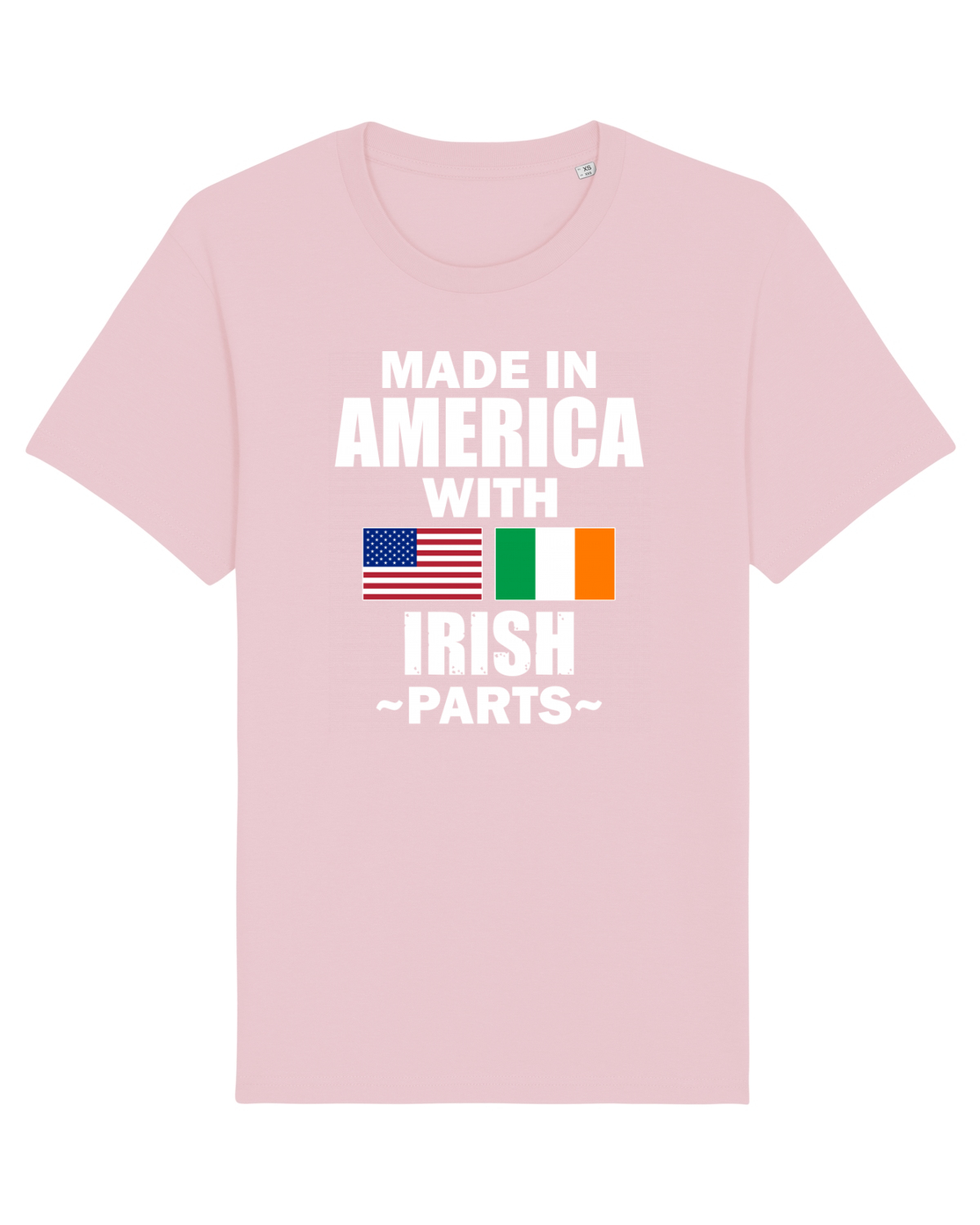 Tricou mânecă scurtă Unisex Rocker Cotton Pink
